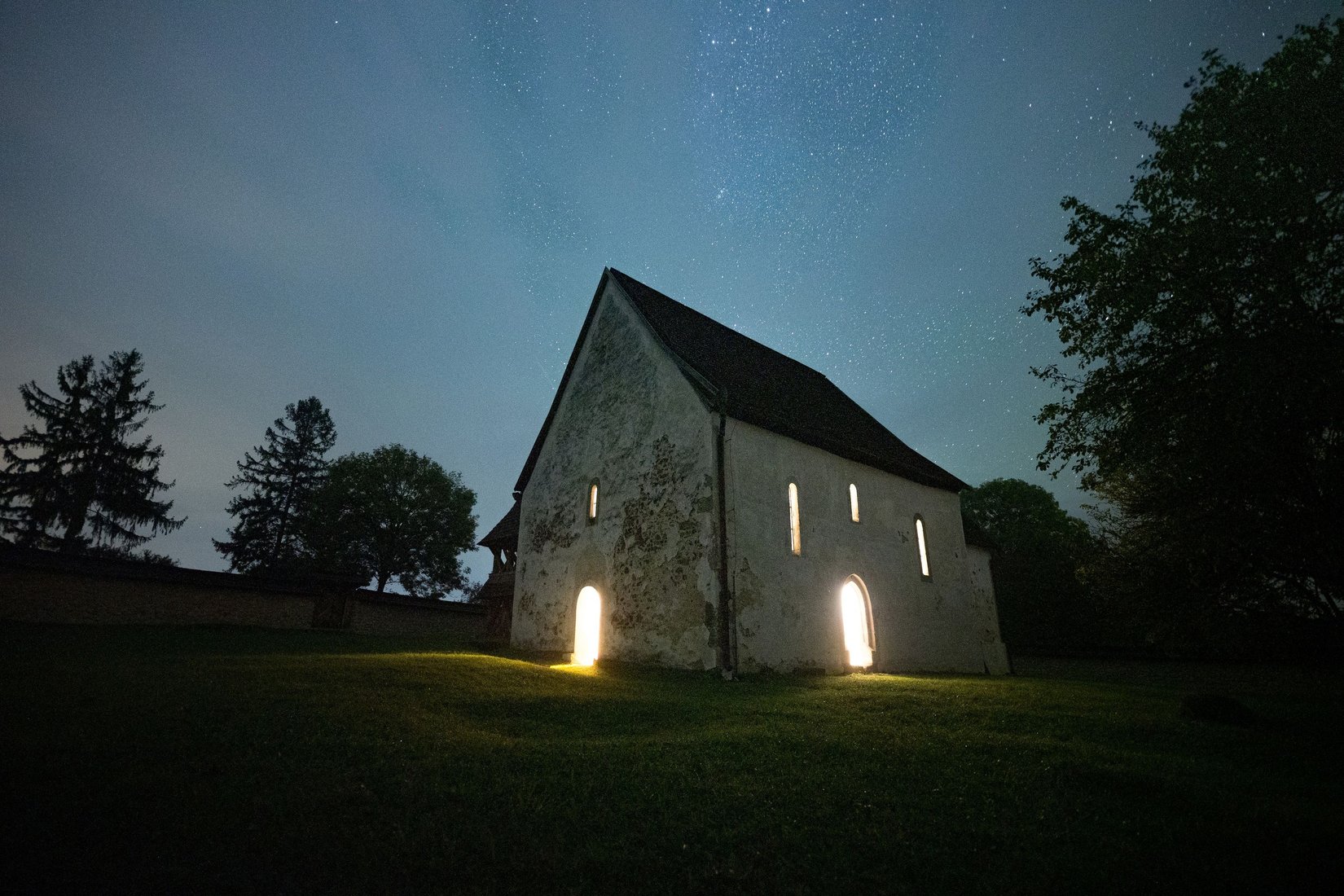 Nočný kostolík v Kraskove