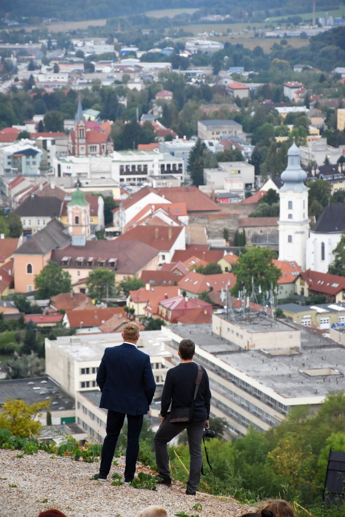 Výhľad na mesto Rožňava z kalvárie