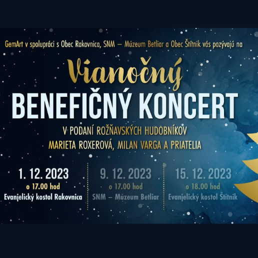Vianočný BENEFIČNÝ KONCERT