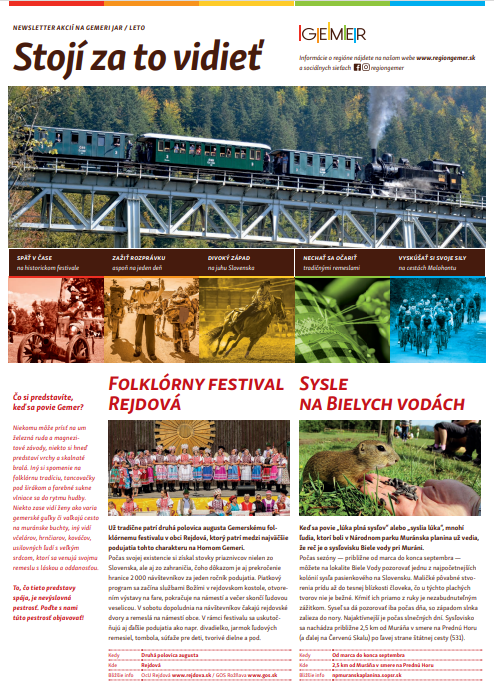 Letný Newsletter Titulná strana