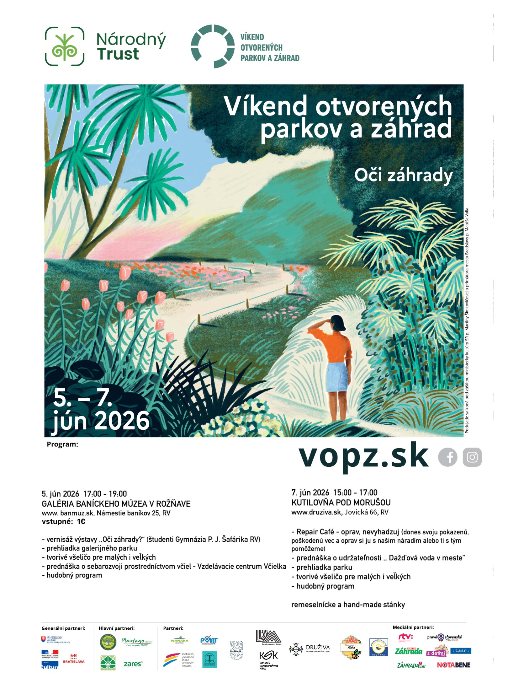 PLAGÁT_Víkend otvorených parkov a záhrad