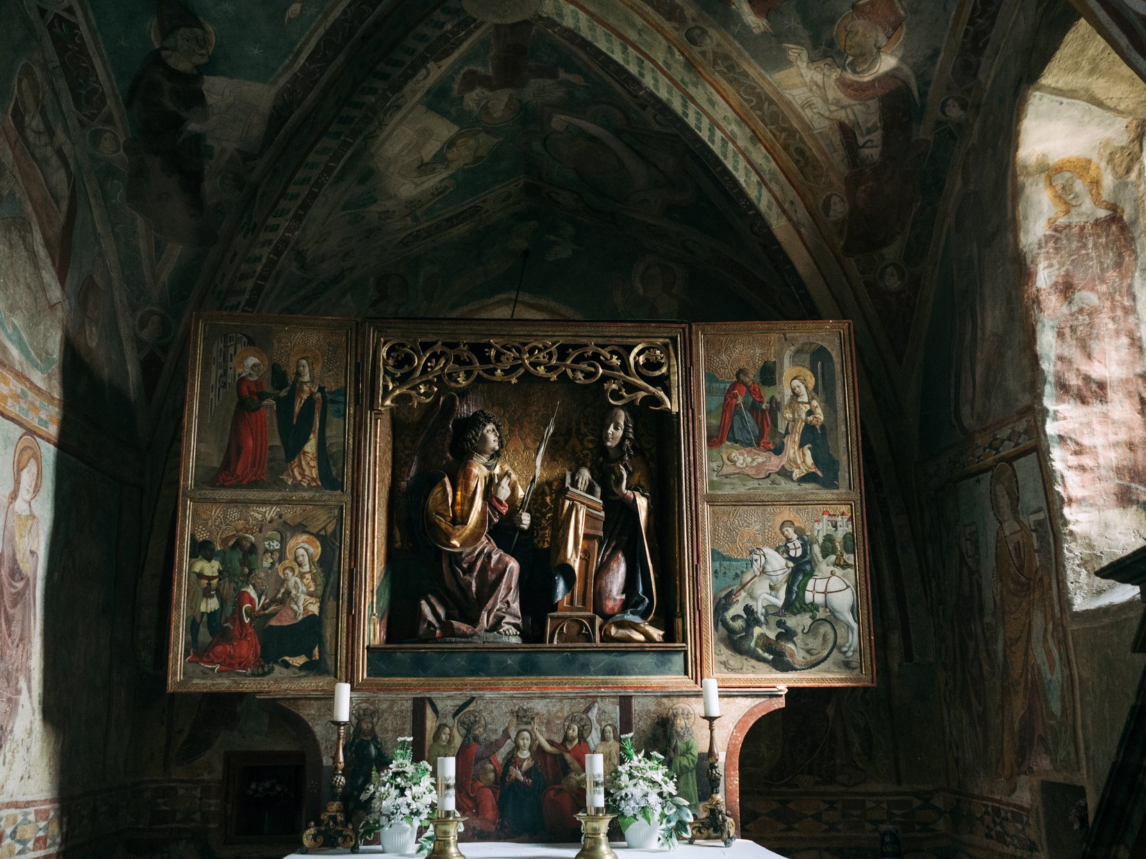 Chyžné, Kostol Zvestovania Panne Márii, Oltár Majstra Pavla z Levoče