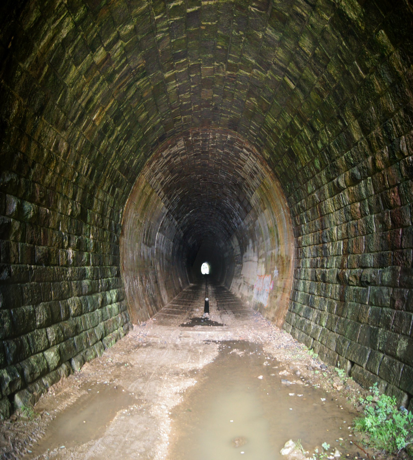 Koprášsky tunel zvnútra