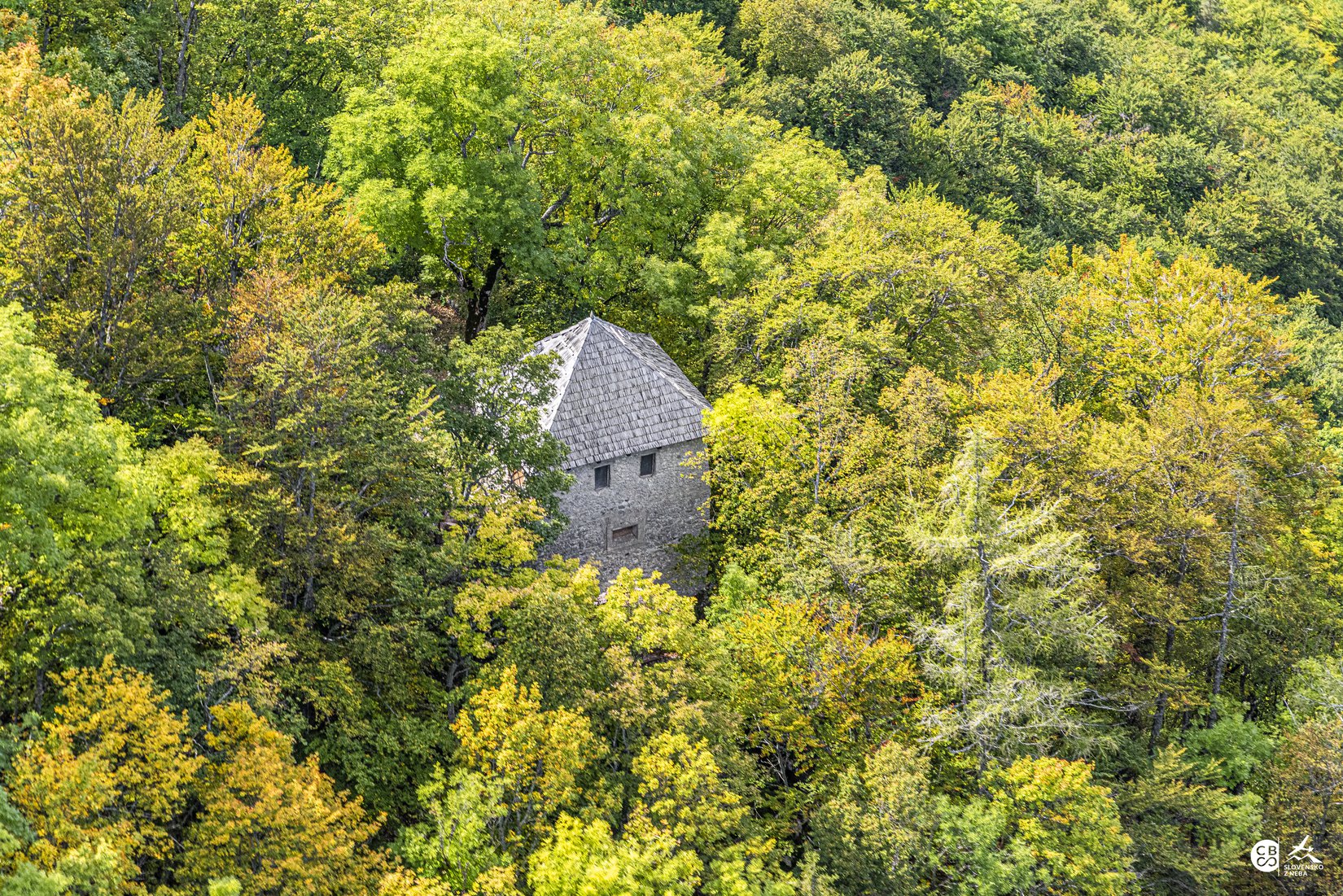 Muránsky hrad z neba