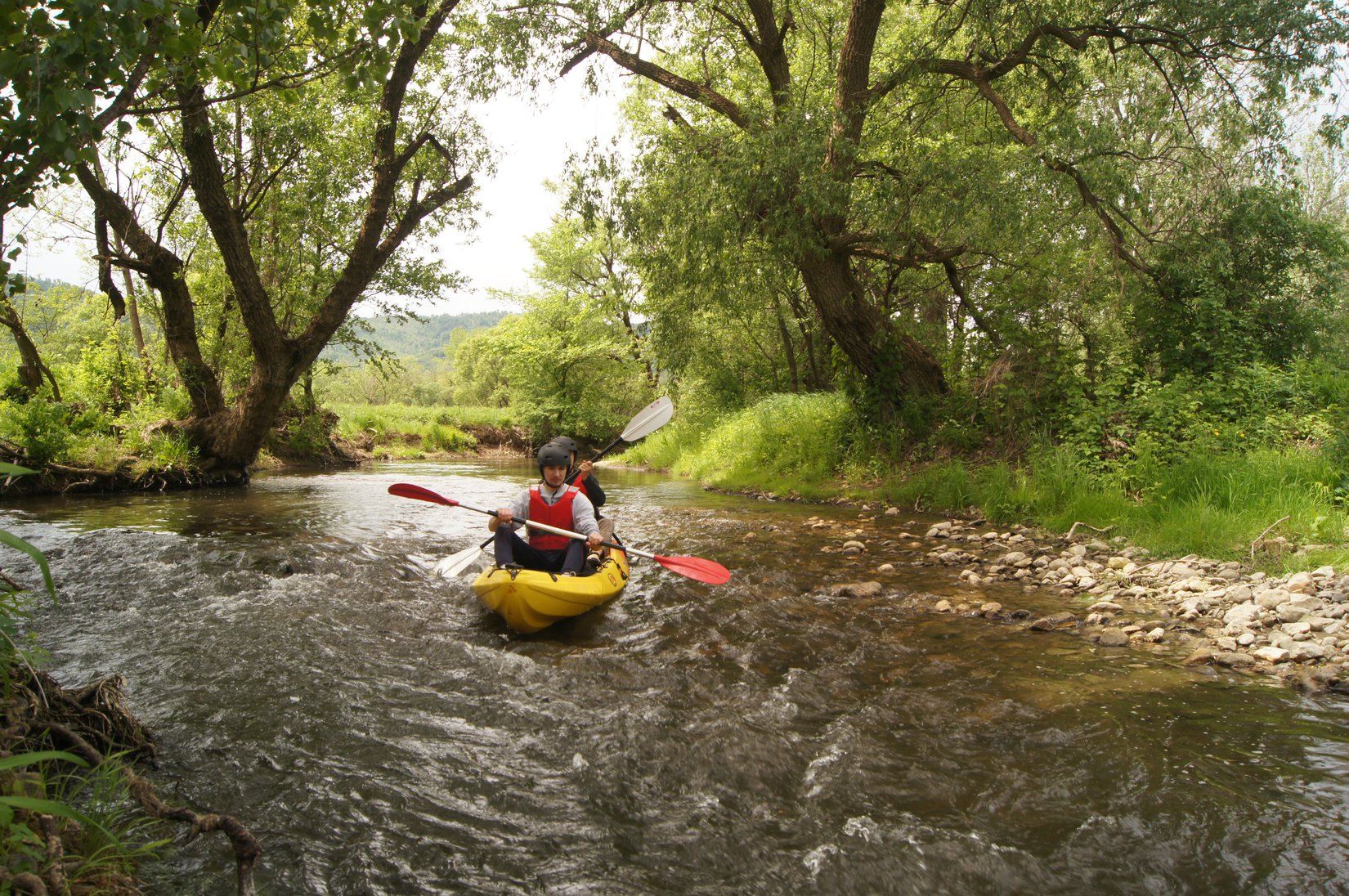Splav rieky Muráň pri Jelšave